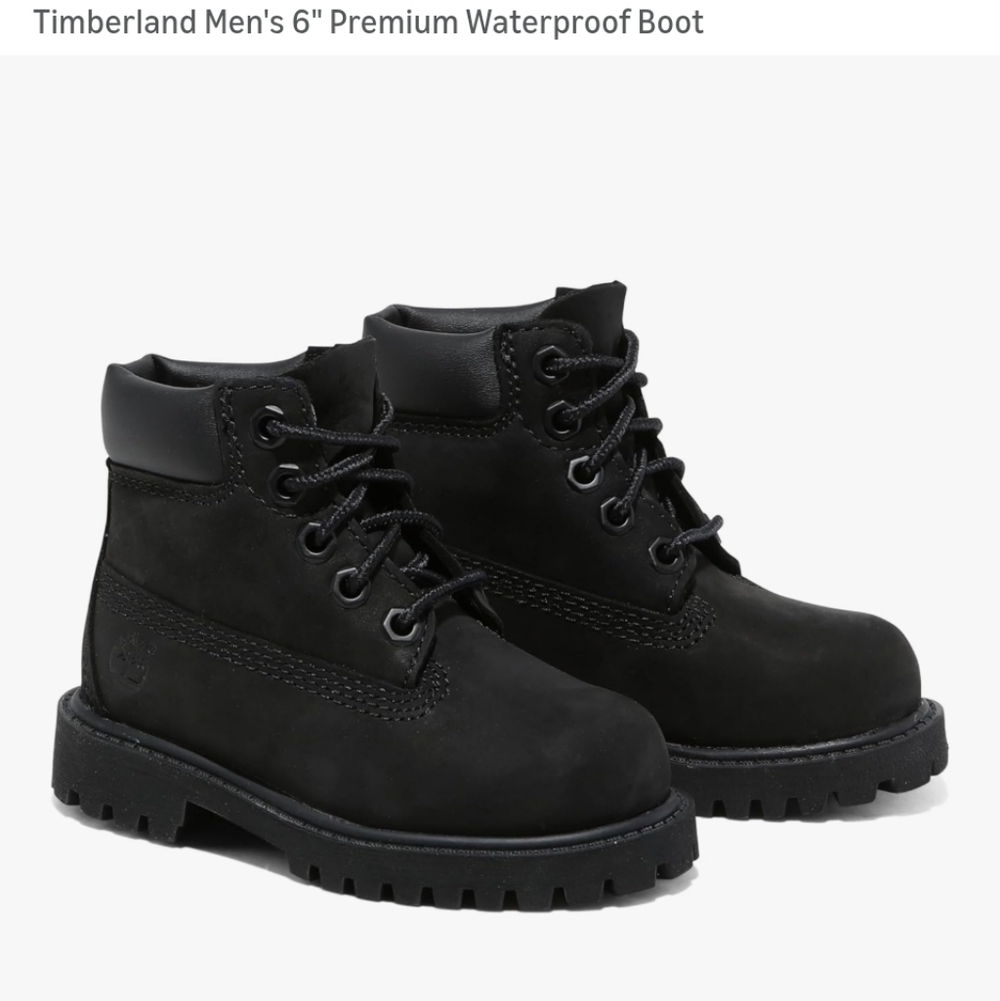 Timberland Black Premium Waterproof Boots